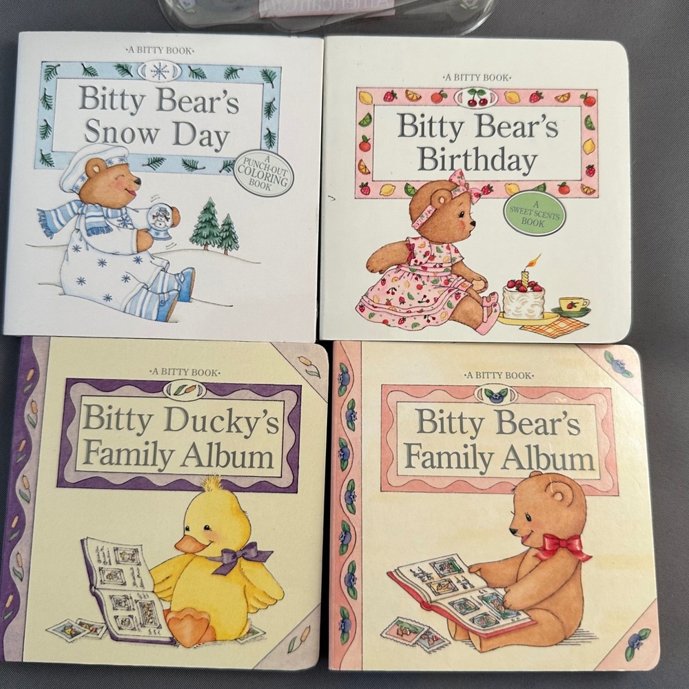 American Girl Pleasant Company Bitty Baby Board Book Lot of 4  2001‎ - 2003
